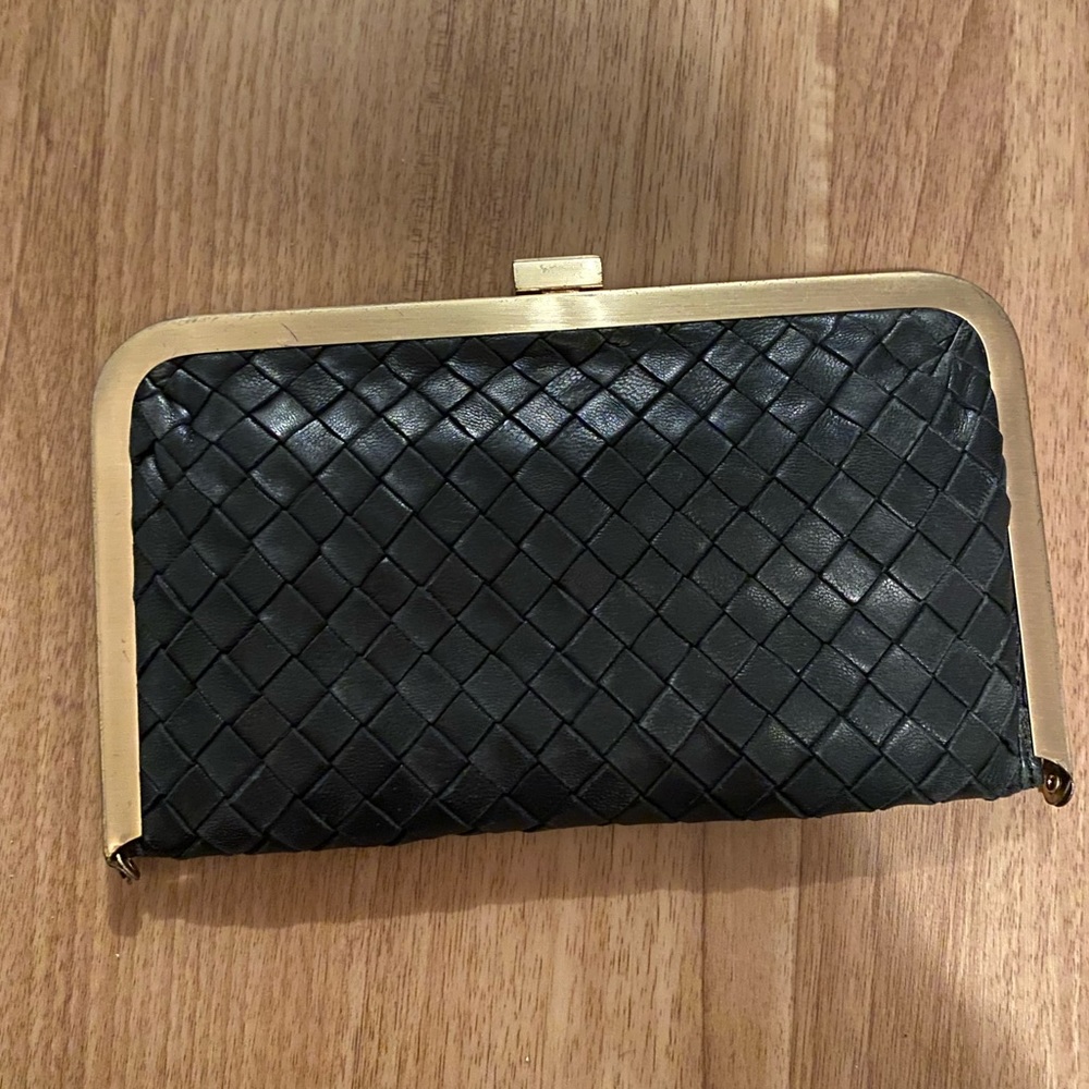 Leather clutch